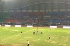 Artis Korea dan Indonesia Adu Kekuatan di Lapangan Hijau