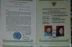 Beredar Foto Surat Nikah Bupati Katingan dan FY