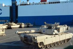 Cegah Invasi Rusia, 87 Tank AS Tiba di Jerman