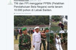 Latihan Bela Negara Bersama FPI, Dandim Lebak Dicopot