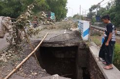 Banjir Pasuruan, Jembatan Sedodol Jebol