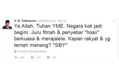 Kicauan SBY Bikin Gerah Politikus Partai Pendukung Pemerintah