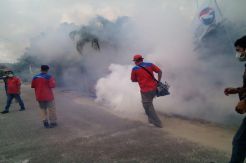 Permintaan Masyarakat, Rescue Perindo Gelar Fogging di Pekanbaru
