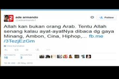 Dosen UI Ade Armando...