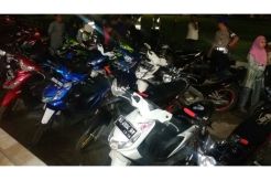 Razia di Area Balapan Liar, Polres Lubuklinggau Tilang Puluhan Motor