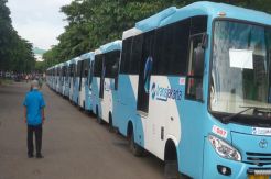 Operasional 26 Bus Feeder Terminal Pulogebang Belum Optimal