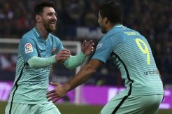Gol Spektakuler Suarez-Messi Lukai Atletico