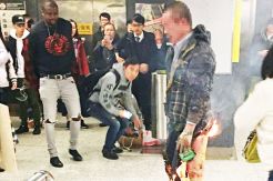 Firebomb Attack on Hong Kong MTR Train
