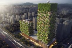 Nanjing Green Tower, Menara Hutan di Tengah Kota di China