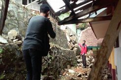 Diguyur Hujan Deras, Bangunan SDN Babakan di Soreang Rusak