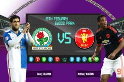 Prediksi Skor Blackburn Rovers vs MU, Piala FA 19/02/2017