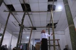 Kantor Disparpora Karanganyar Terancam Roboh