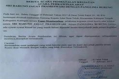 Ini Dia Surat Pembatalan Pernikahan Gaib dari Kepala Adat Isay Djudae