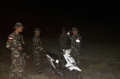 Tentara Amankan Motor di Jalur Tikus Perbatasan RI-Timor Leste