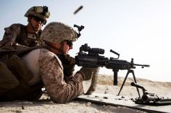 US Marines Support Raqqa...