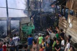 Kebakaran di Merangin Hanguskan Tujuh Rumah