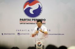 Dukung Anies-Sandi, HT Imbau Jajaran Perindo Turun Kampanye