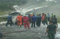Pesawat Tempur TNI AU di Pekanbaru Tergelincir
