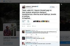 KH Hasyim Muzadi Died This Morning