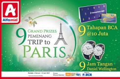 Mau Liburan ke Paris? Raih Kesempatan Itu Bersama Alfamidi
