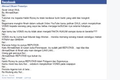 Surat untuk Inul Daratista dari Ahmad Dhani