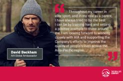 AIA Tunjuk David Beckham sebagai Ambassador Global