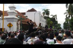 Minta Copot Djan dan Romi, Massa PPP Yogya Turun ke Jalan