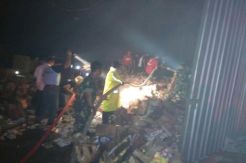 Meteran Listrik Meledak, Gudang Mi Instan Ludes Terbakar