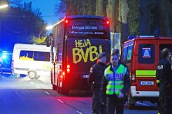 Explosion Hit Borussia Dortmund Team Bus