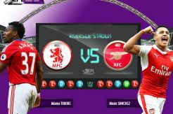 Prediksi Skor Middlesbrough vs Arsenal, Liga Inggris 18/4/2017