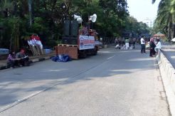 Sidang Tuntutan Ahok, Area Gedung Kementan Masih Sepi