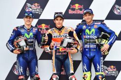Rossi Mesti Menang Juga, Marquez-Vinales Tak Seperti Juara Dunia