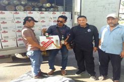 Polisi Gagalkan Pengiriman Ratusan Dus Minuman Beralkohol Ilegal