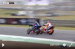 FP1 MotoGP Jerez: Hampir Tabrakan, Marquez Pelototi Vinales
