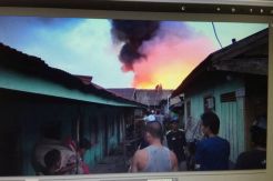 Belasan Rumah di Palangka Raya Terbakar