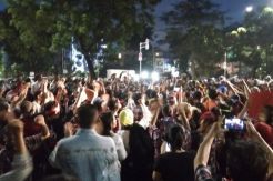 Waktu Demo Habis, Polisi Minta Pendukung Ahok di PT DKI Membubarkan Diri