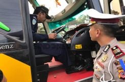 Selama Dua Pekan, Sebanyak 45 Bus Dilarang Melintas Puncak