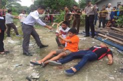 Berbohong saat Rekonstruksi, Pembunuh Sadis Buat Polisi Emosi