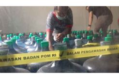 BPOM Gerebek Rumah Produksi Air Mineral Ilegal