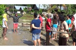 Warga Nias Blokade Jalan Menuju Pembangkit Listrik di Gunungsitoli
