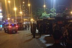 Tim Gegana Sisir Lokasi Ledakan Bom di Kampung Melayu