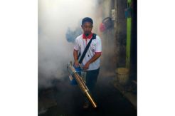 Gelar Fogging Gratis, Partai Perindo Disambut Antusias Warga Pemalang
