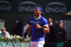 Matahari Bantu Performa Nadal Singkirkan Robin Haase