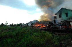 Api Kembali Mengamuk di Permukiman Padat di Kota Palembang