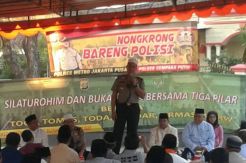 Nongkrong Bareng, Ini Pesan Kapolres Jakarta Pusat