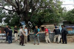 Polsek Serang Razia Preman di Pasar Tradisional