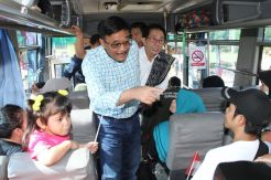 15.000 Pemudik Ikut Mudik Gratis Sido Muncul