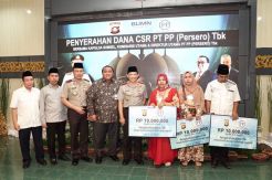 PTPP Berikan Bantuan kepada 10 Panti Asuhan di Sumsel