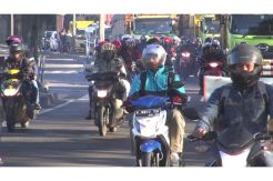 H-7 Lebaran, Pemudik Sepeda Motor Mulai Ramaikan Jalur Pantura