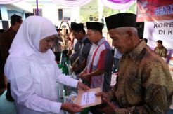 Pemerintah Salurkan Rp322,2 juta kepada 358 Korban Banjir